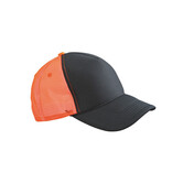Retro Mesh Cap - Black / Neon Orange