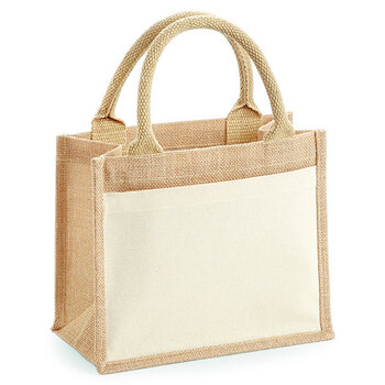 Westford Mill | Gift Bag Jute Cotton Pocket