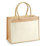 Shopper Jute Cotton Pocket