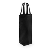 Cotton Bottle Bag - Black (fairtrade)
