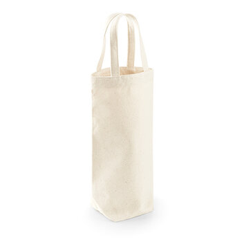 Westford Mill | Cotton Bottle Bag - Natural (fairtrade)
