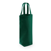 Cotton Bottle Bag - Bottle Green (fairtrade)