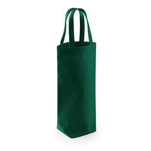 Cotton Bottle Bag - Bottle Green (fairtrade)