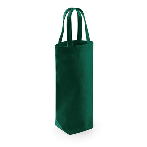 Westford Mill | Cotton Bottle Bag - Bottle Green (fairtrade)