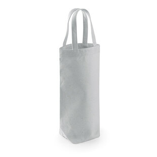 Cotton Bottle Bag -  Light Grey (fairtrade)