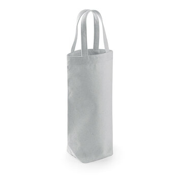 Westford Mill | Cotton Bottle Bag -  Light Grey (fairtrade)