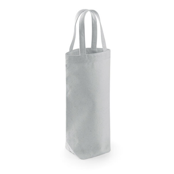 Westford Mill | Cotton Bottle Bag -  Light Grey (fairtrade)