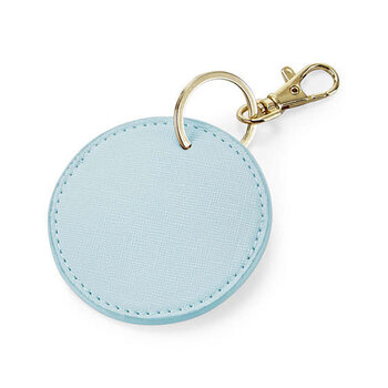 Bagbase | Boutique Circular Key Clip - Soft Blue