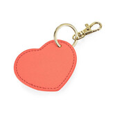 Boutique Heart Key Clip - Coral