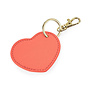 Boutique Heart Key Clip - Coral