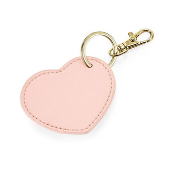 Bagbase | Boutique Heart Key Clip - Soft Pink