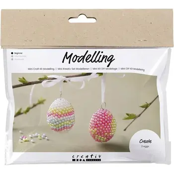 Creativ Company | Mini Hobbyset Boetseren - Ei Met Kraaltjes