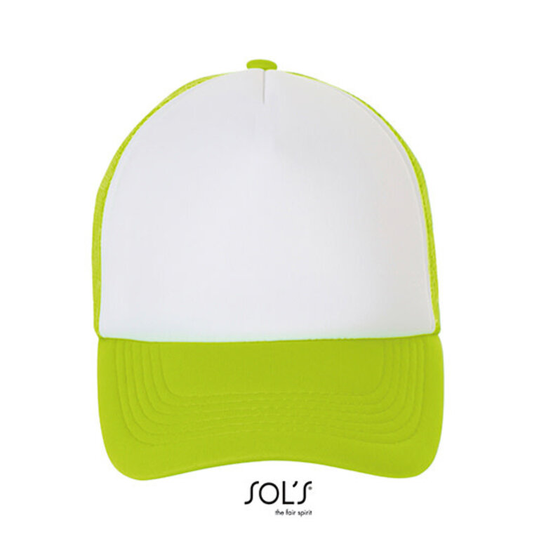 SOL | Bubble Kids Cap - White/Neon Green