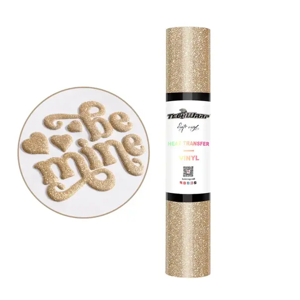 TeckwrapCraft | Glitter Puff Flex TW - Champagne Gold 1,5M TeckwrapCraft