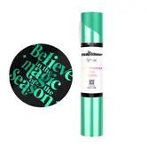 Metallic Pearlescent Heat Transfer Vinyl - Light Teal TeckwrapCraft