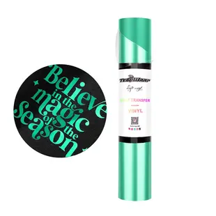Metallic Pearlescent Heat Transfer Vinyl - Light Teal TeckwrapCraft