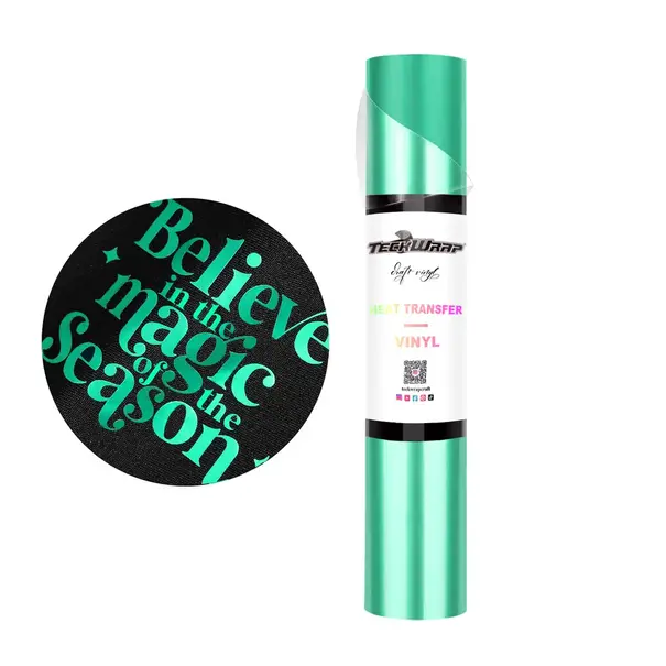 TeckwrapCraft | Metallic Pearlescent Heat Transfer Vinyl - Light Teal TeckwrapCraft