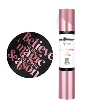 TeckwrapCraft | Metallic Pearlescent Heat Transfer Vinyl - Rose Pink Gold TeckwrapCraft