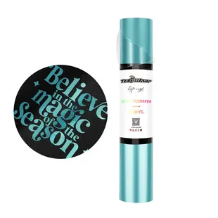 Metallic Pearlescent Heat Transfer Vinyl - Tiffany Blue TeckwrapCraft