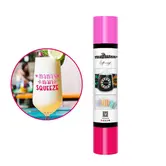 Neon COLD Color Changing Adhesive Craft Vinyl 1,5M - Red