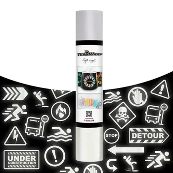 TeckwrapCraft | Reflective Adhesive Vinyl 1,5m - Silver TeckwrapCraft