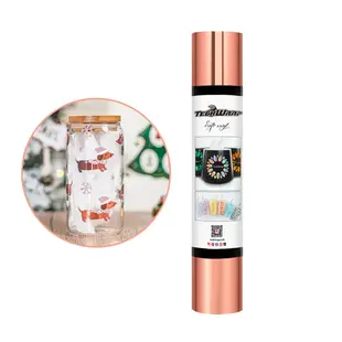 TeckwrapCraft Bubble Free Mirror Chrome Adhesive Vinyl- Autumn Copper