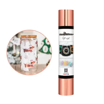 TeckwrapCraft | TeckwrapCraft Bubble Free Mirror Chrome Adhesive Vinyl- Autumn Copper