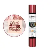 TeckwrapCraft Bubble Free Mirror Chrome Adhesive Vinyl- Wine Red
