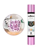 TeckwrapCraft Bubble Free Mirror Chrome Adhesive Vinyl - Purple Pink