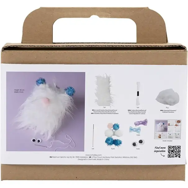 Creativ Company | Mini Hobbyset Naaien - Harig Monster