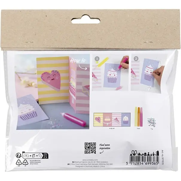 Creativ Company | Mini Hobbyset Decoratie - Taartjes