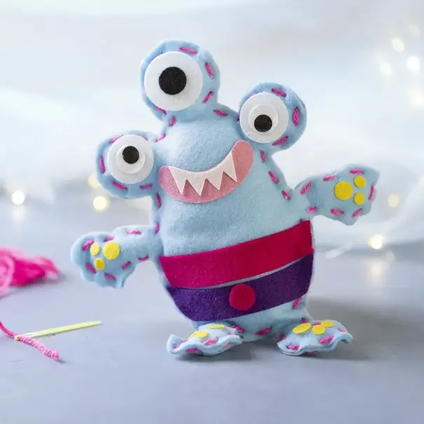 Creativ Company | Mini Hobbyset Naaien - Viltmonster