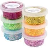 GLITTER CLAY - Diverse Kleuren (6x20ml)