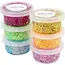 Creativ Company | GLITTER CLAY - Diverse Kleuren (6x20ml)