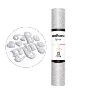 Glitter Puff Flex TW - Silver 1,5M TeckwrapCraft