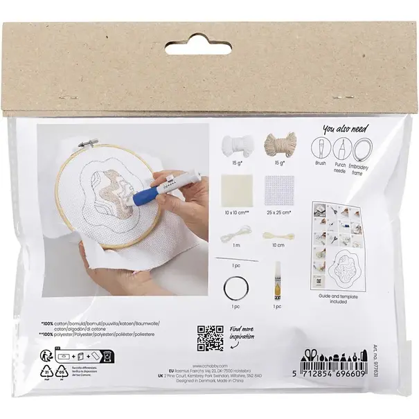 Creativ Company | Mini Hobbyset Punch Needle - Sleutelhanger