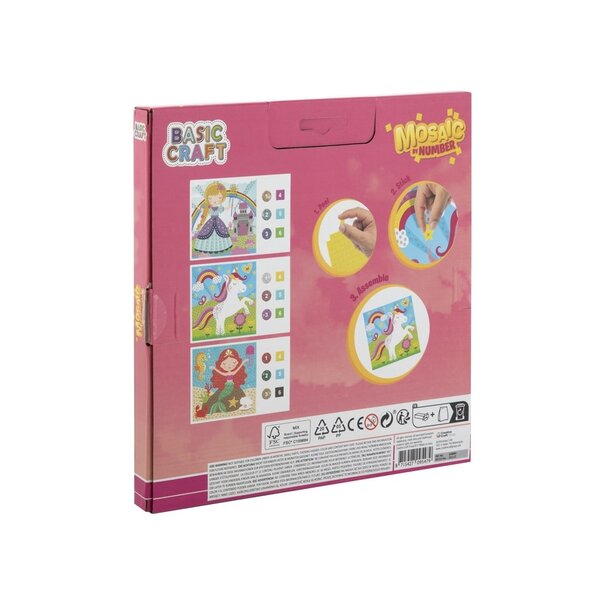 Basic Craft | Mosaic By Number - Girly