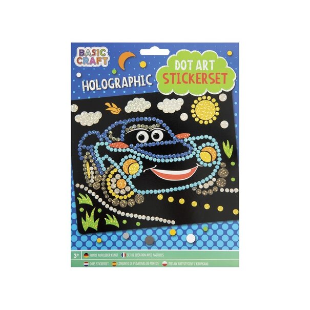 Basic Craft | Holographic Dot Stickerset - Auto