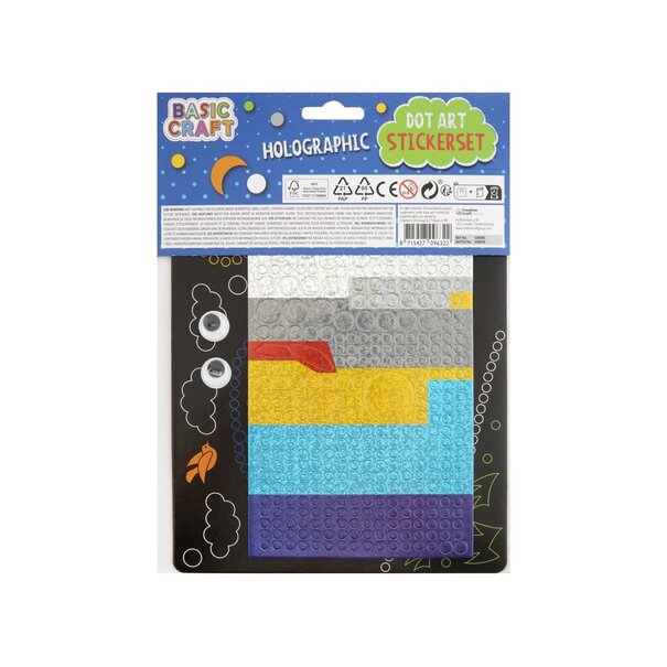 Basic Craft | Holographic Dot Stickerset - Auto