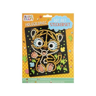 Holographic Dot Stickerset - Baby Tijger