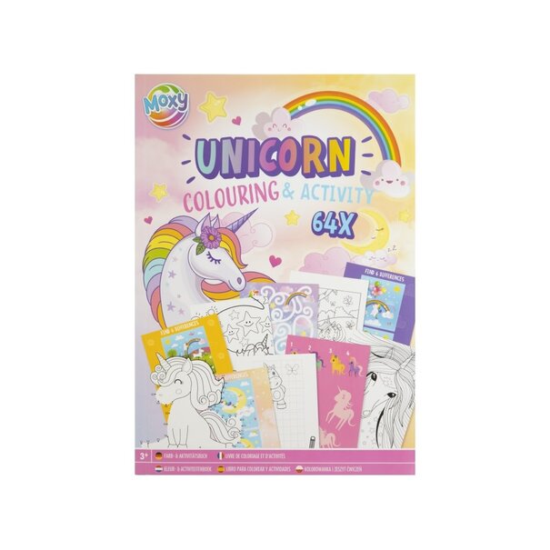 Moxy |  Colouring & Activity Book - Unicorn