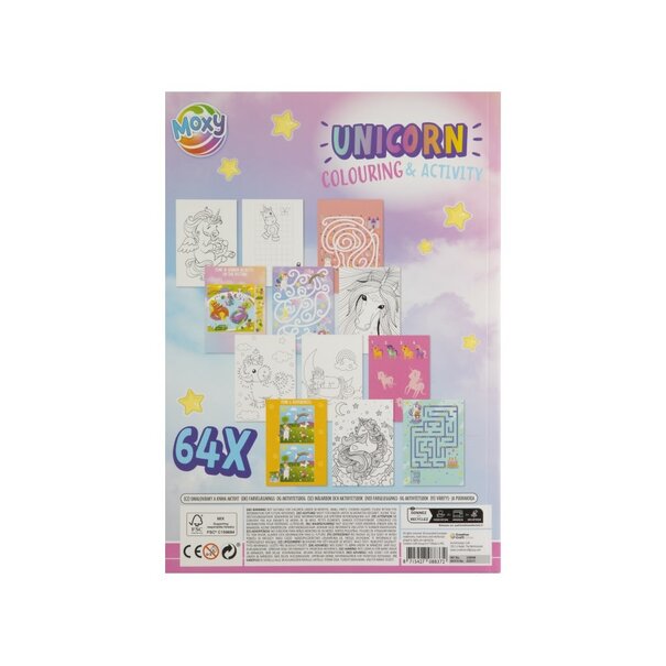 Moxy |  Colouring & Activity Book - Unicorn