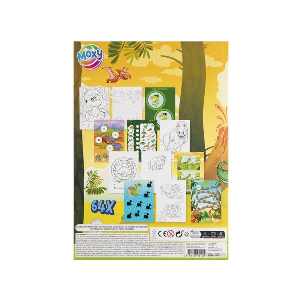 Moxy |  Colouring & Activity Book - Dino