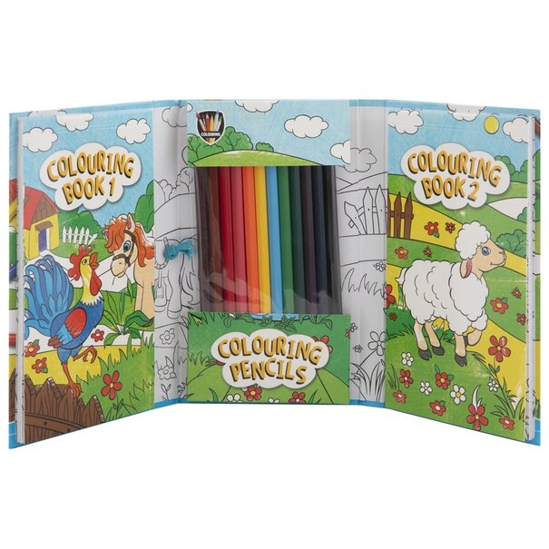 Grafix | Colouring Travel Set - Boerderij