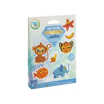 Grafix | Diamond Painting Stickers - Dieren Set