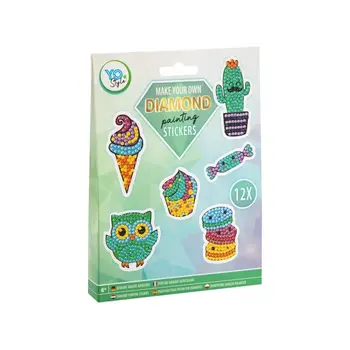 Grafix | Diamond Painting Stickers - Cute Set