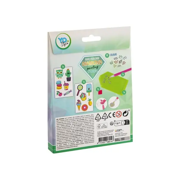 Grafix | Diamond Painting Stickers - Cute Set