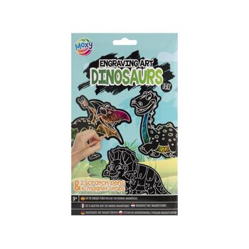Moxy |  Scratch Magneten - Dinosaurussen
