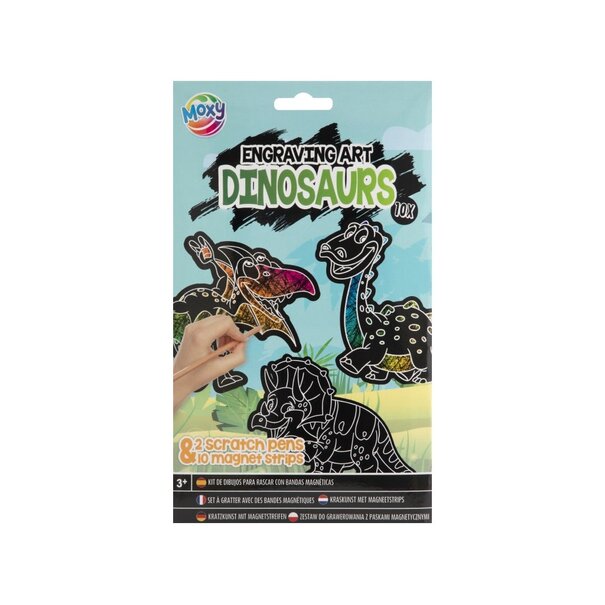 Moxy |  Scratch Magneten - Dinosaurussen