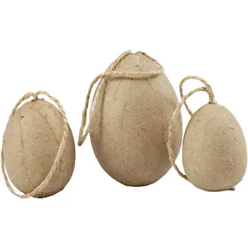 Creativ Company | 6 eieren, papier maché